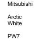 Preview: Mitsubishi, Arctic White, PW7.